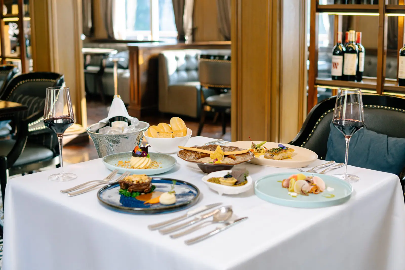 Dinner set for two on Ambassador Signature