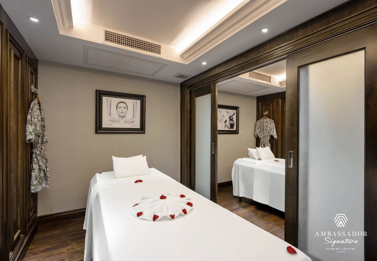 Spa treatment room on Ambassador Signature