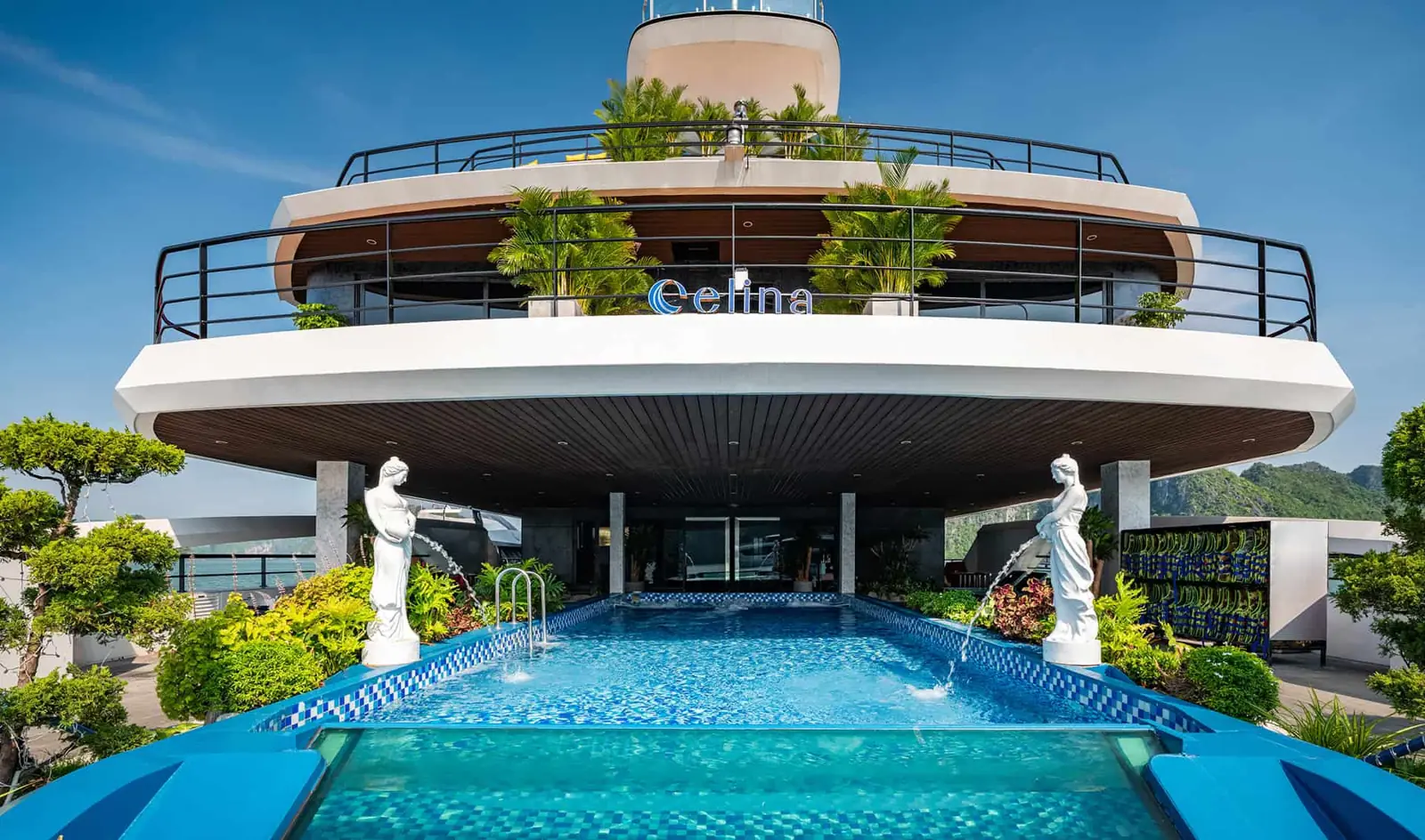 Four-season pool on Celina of the Sea