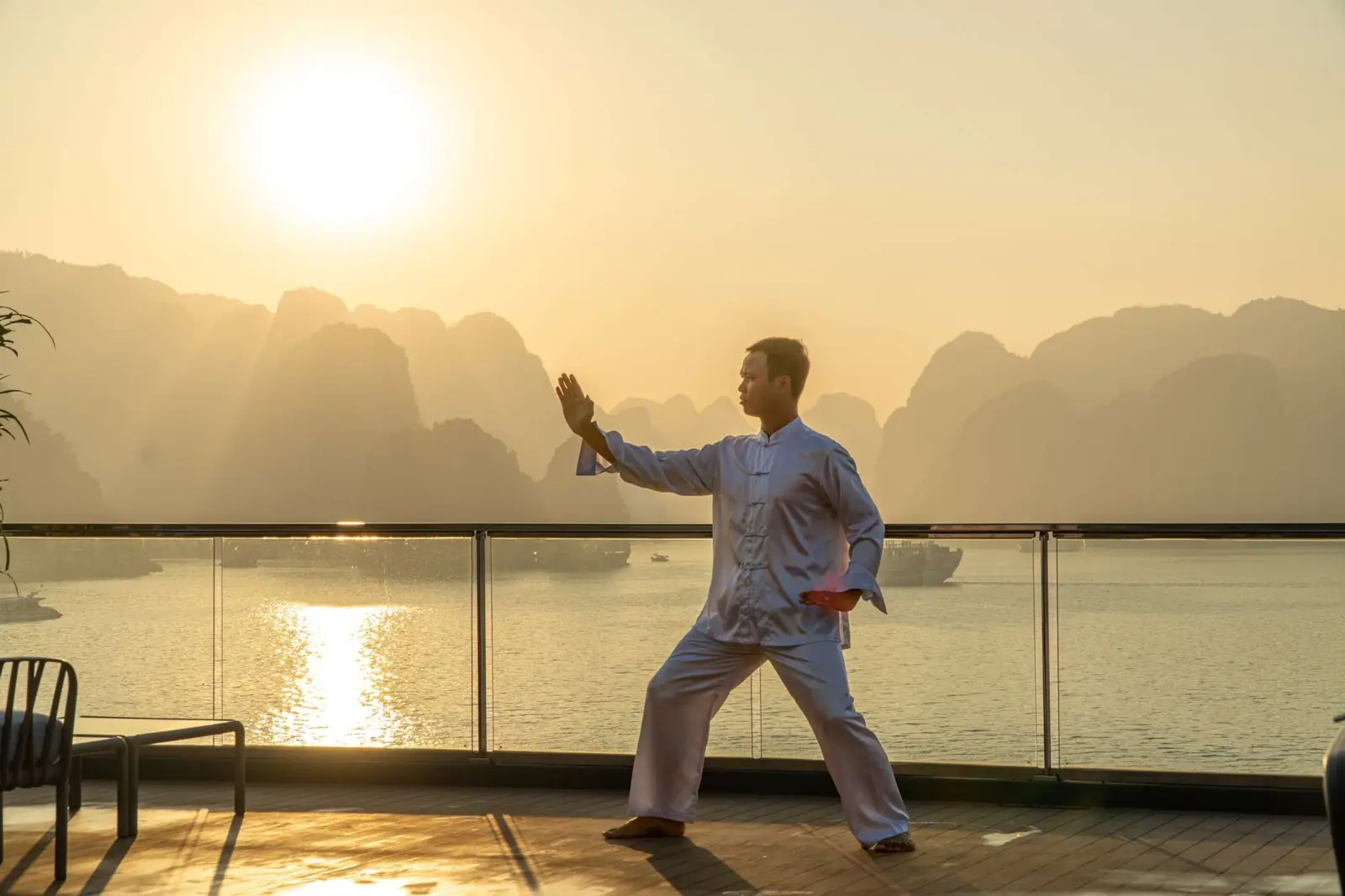Tai Chi at sunrise