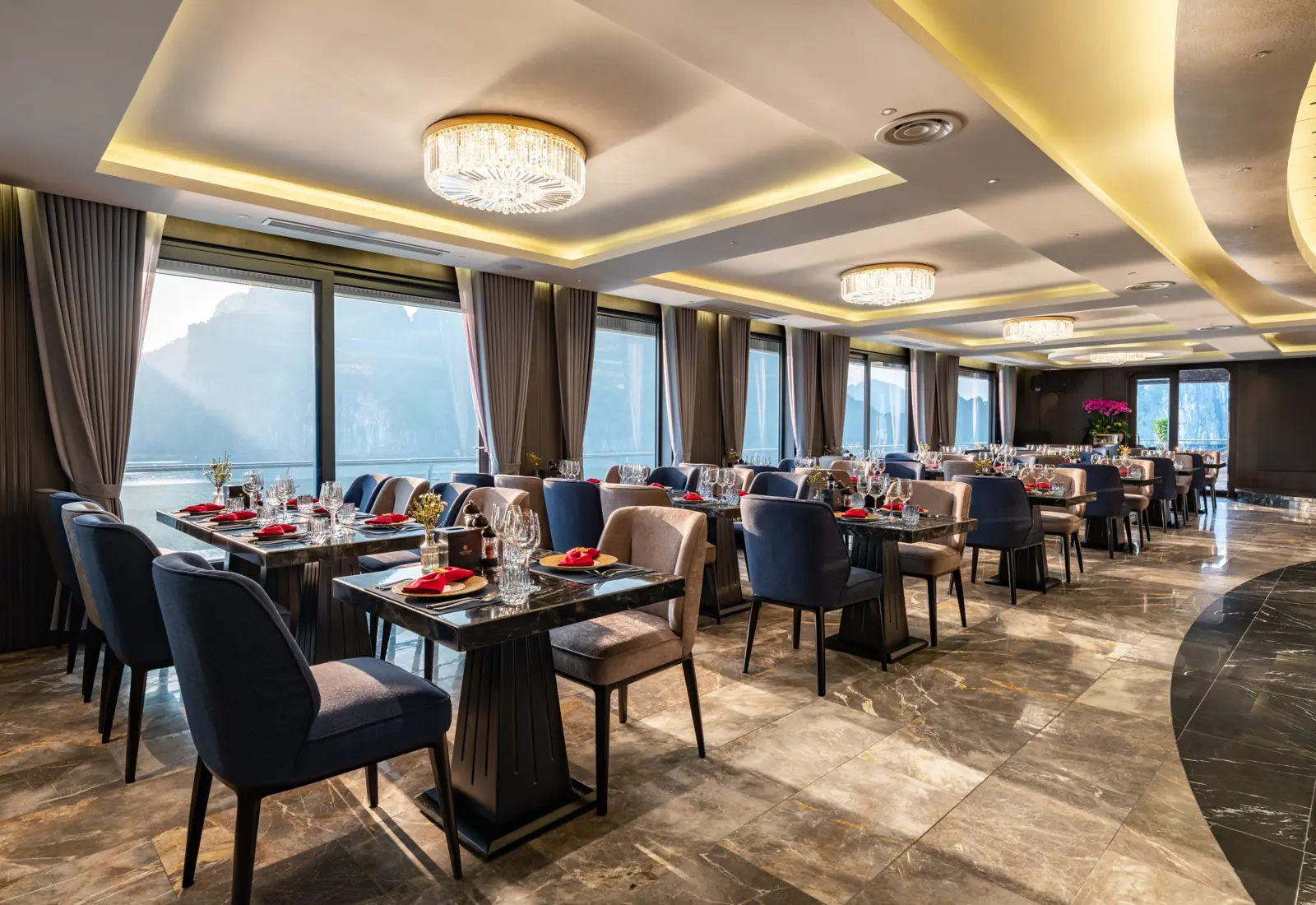 Restaurant on Dora Cruise