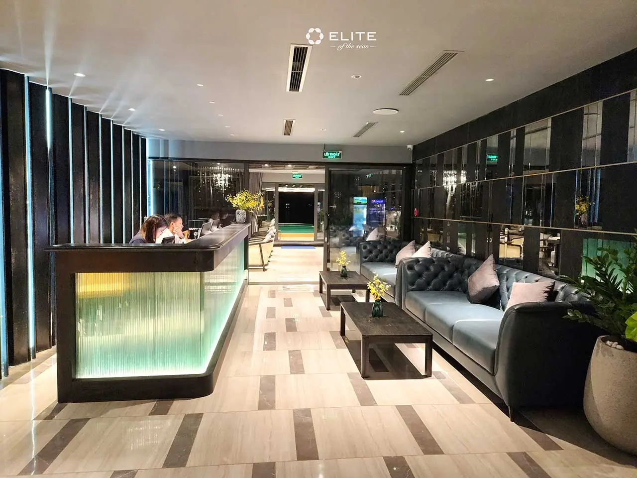 Lounge and bar on Elite of the Seas