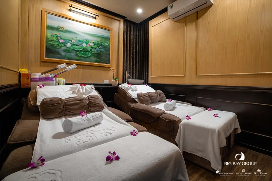 Spa room on Peony Cruise