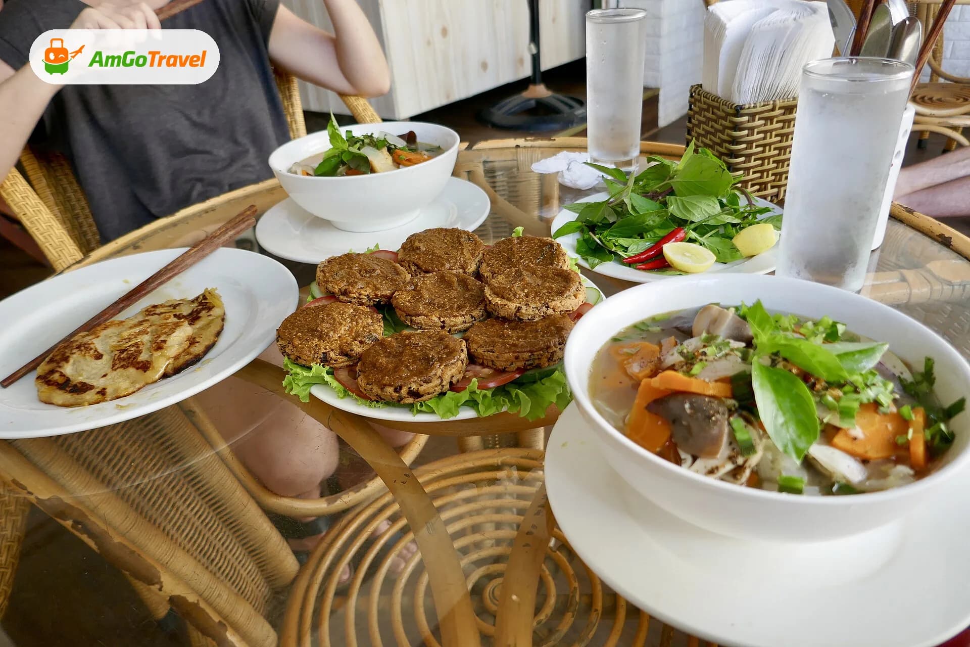 Vietnamese dishes made at a Hoi An cooking class