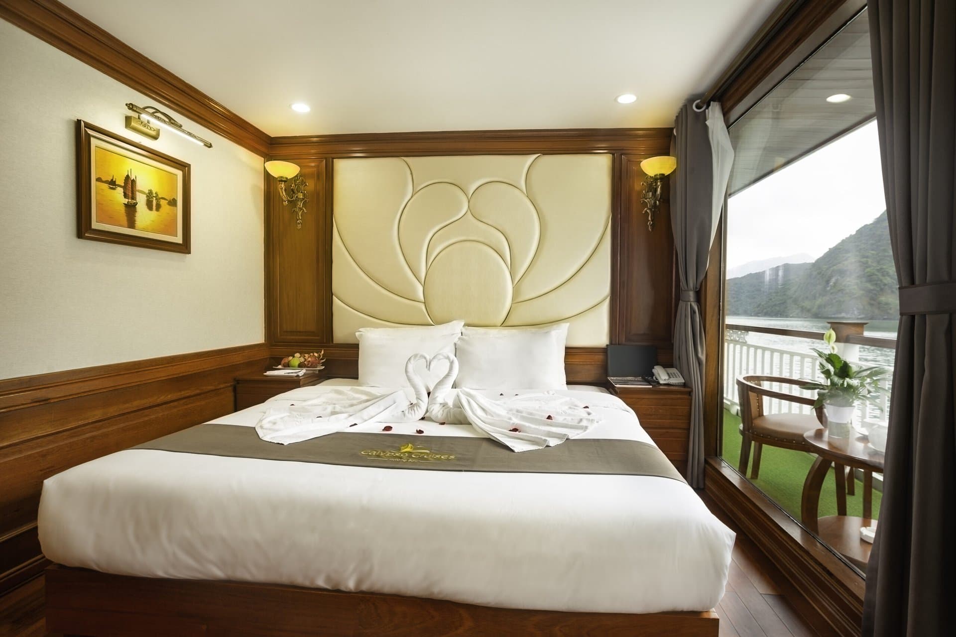 Calypso Cruise 2 Days 1 Night – 2 Days 1 Night Timeless Experience In Lan Ha Bay – balcony cabin