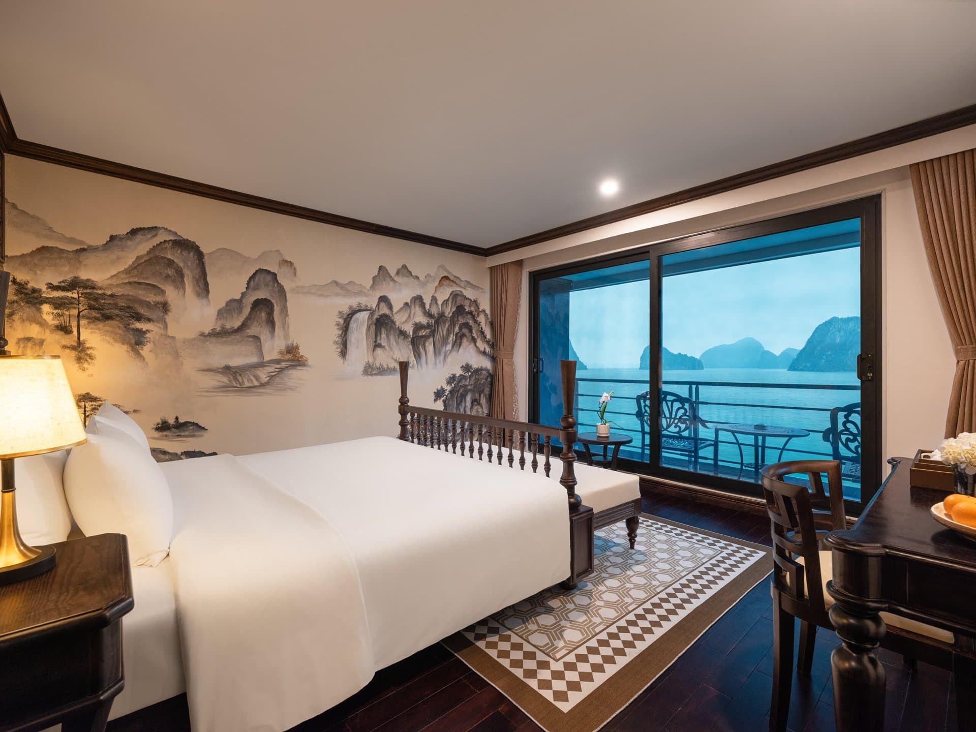 Velar of the Seas Cruise 2 Days 1 Night – 2 Days 1 Night Exploring Ha Long Bay – Lan Ha Bay On Luxury Boat – suite cabin