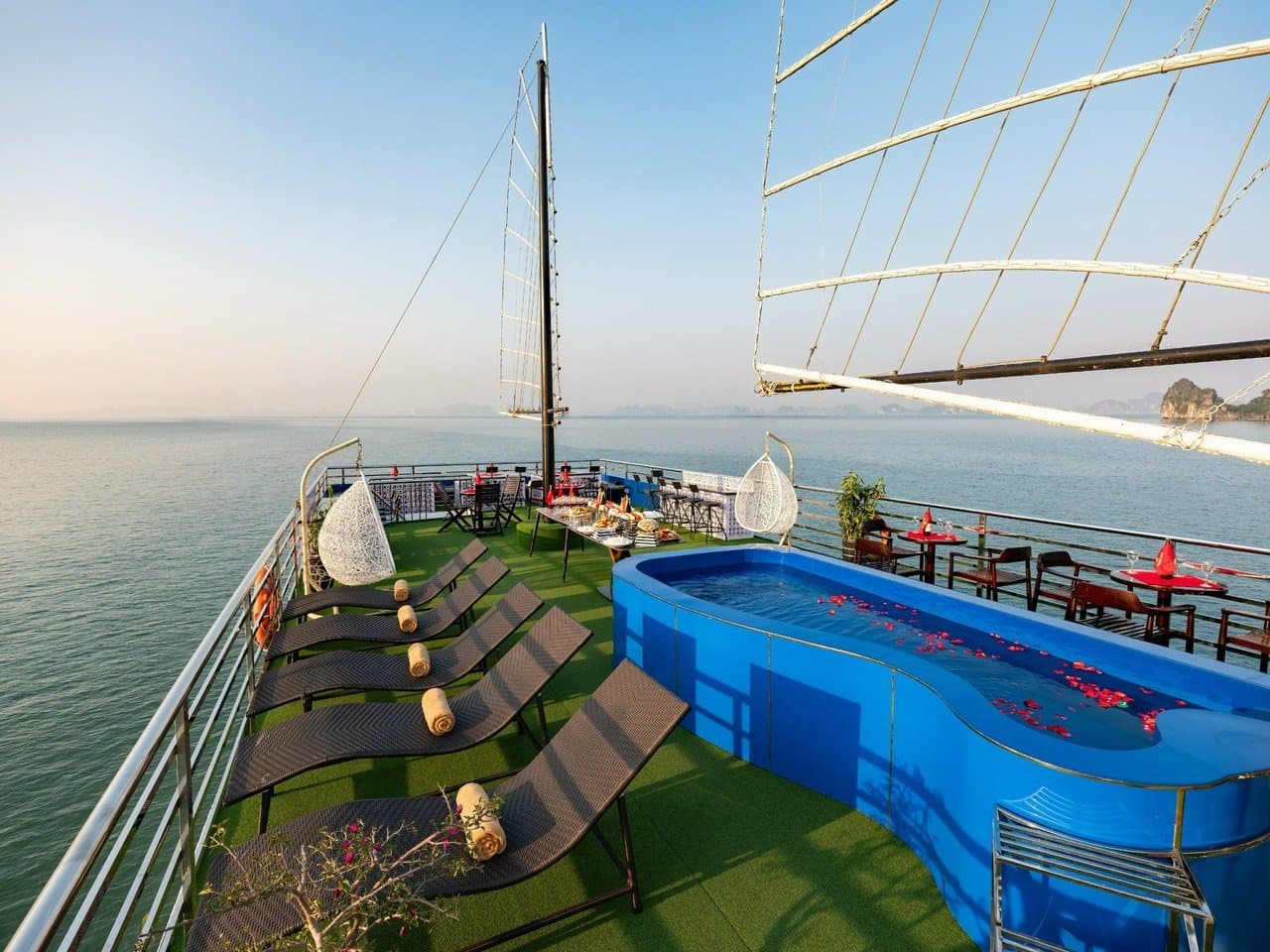 Ha Long Bay Day Cruise from Hanoi – sundeck