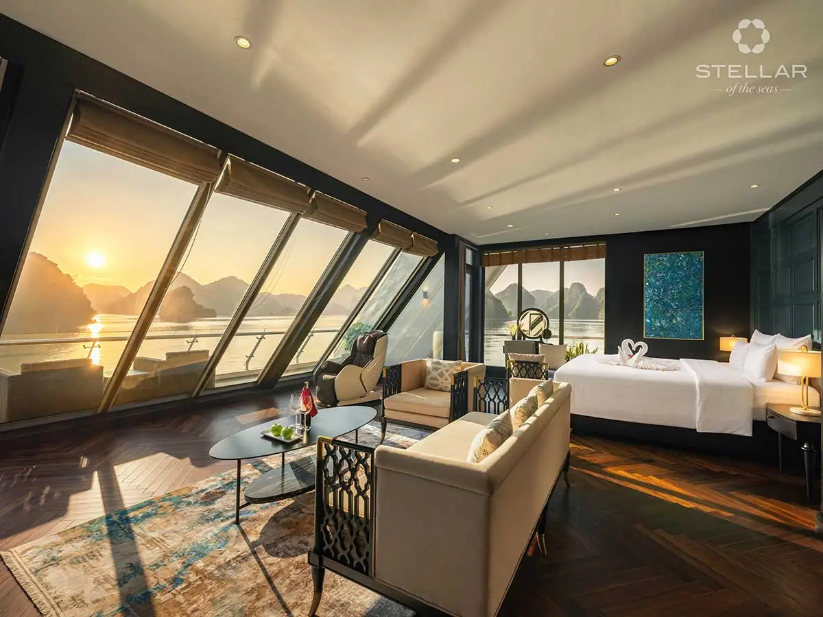 President Suite on Stellar of the Seas