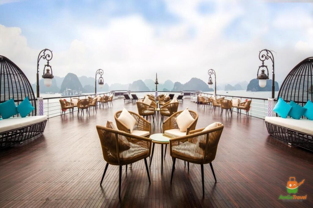 Sundeck of Ambassador Cruise