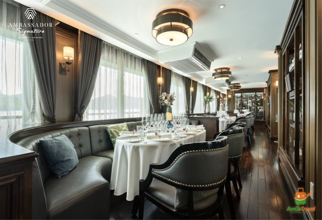 Restaurant on Ambassador Signature Cruise
