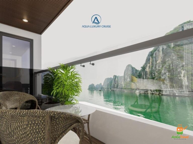 Private balcony on the cruise