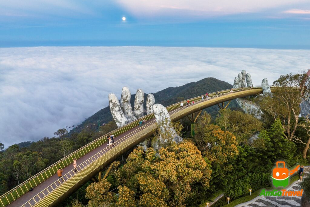Ba Na Hills above the clouds near Da Nang
