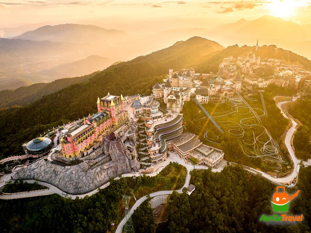 French Village on the summit of Ba Na Hills