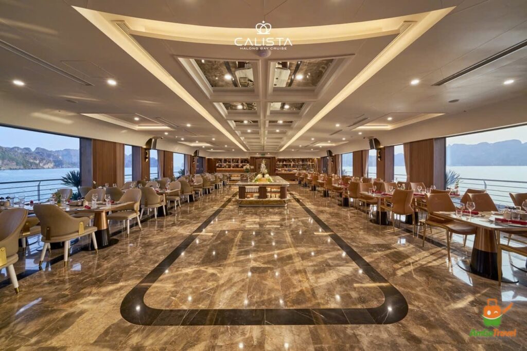 Dining room on Calista Cruise