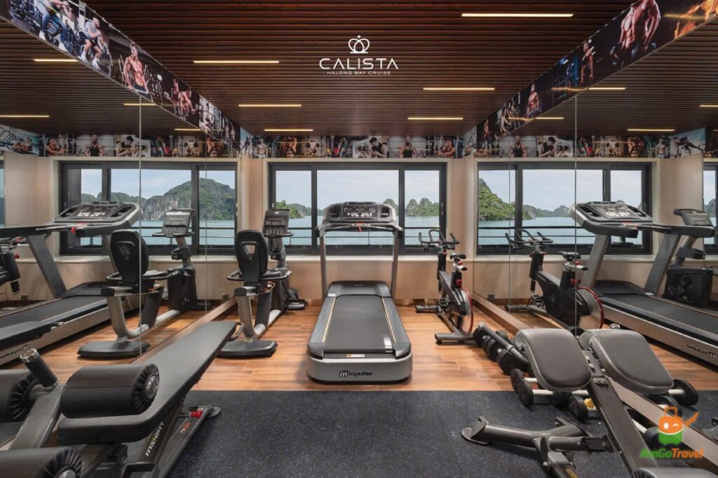 Fitness room on Calista Cruise
