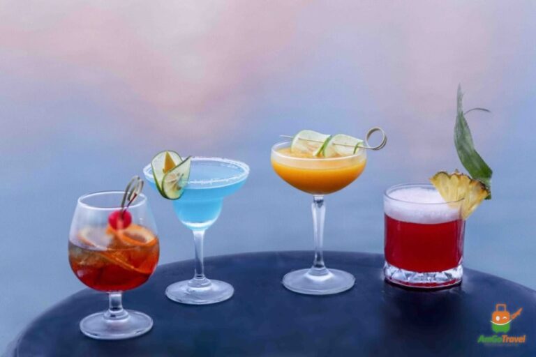 Sunset drinks on Capella Cruise
