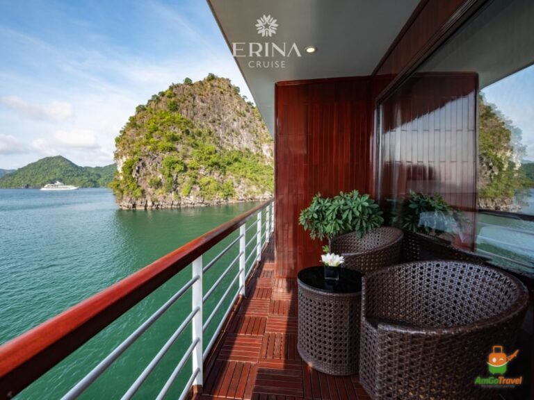 Private balcony on the cruise