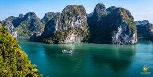 Limestone islands of Ha Long Bay