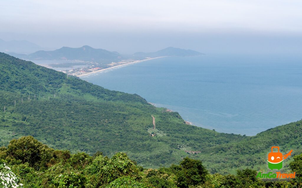 View over Lang Co from the Hai Van Pass