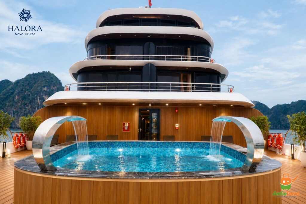 Swimming pool on Halora Nova Cruise