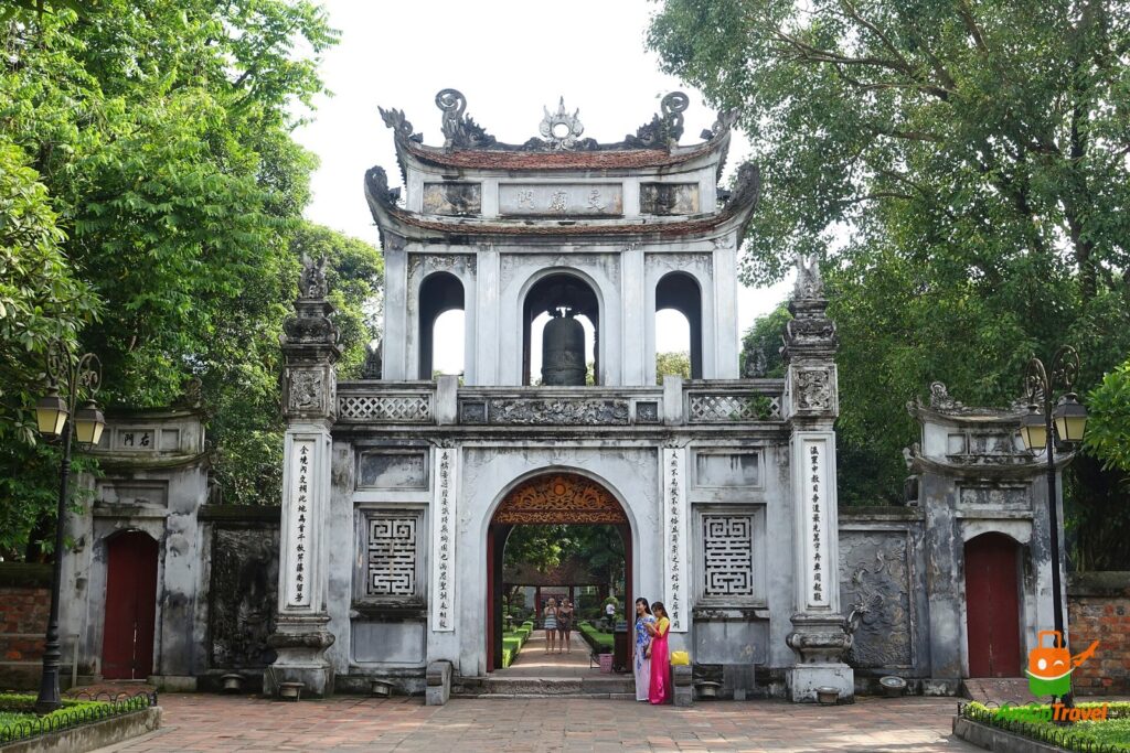 Main gate of the Temple of Literature, Hanoi