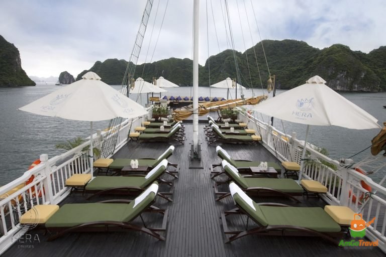 Sundeck of Hera Grand Luxury Cruise