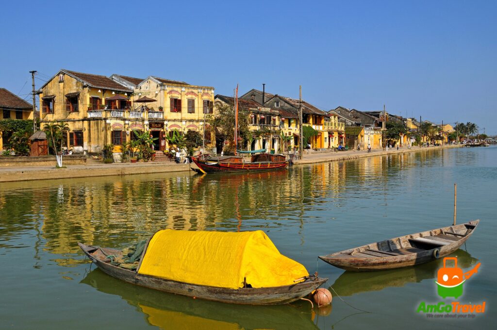 Hoi An waterfront on the Thu Bon River