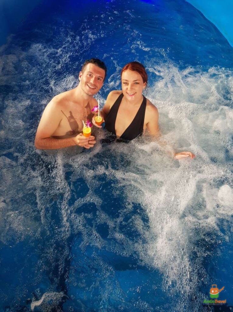 Swimming pool on Indochine Cruise