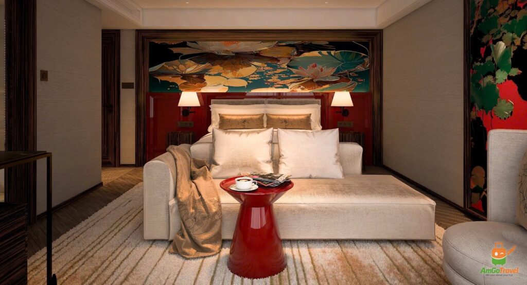 Suite interior on the cruise