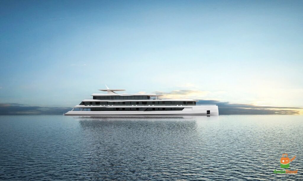La Sen of the Bay Cruise seen from the water
