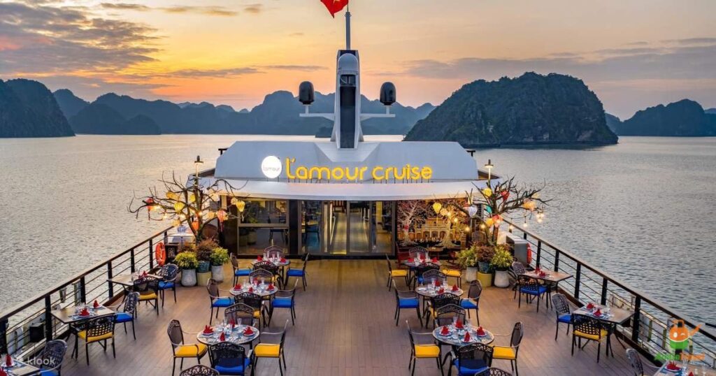 Sundeck of L’Amour Cruise