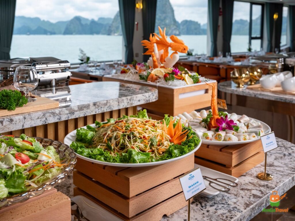 Buffet on Leona Cruise