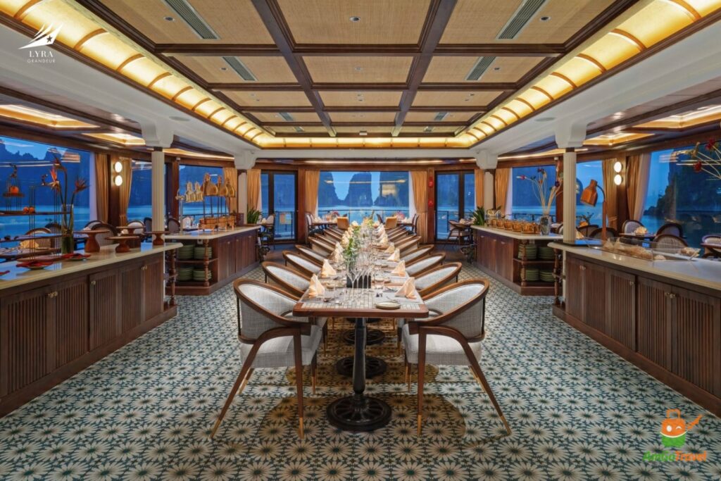 Restaurant on Lyra Grandeur Cruise