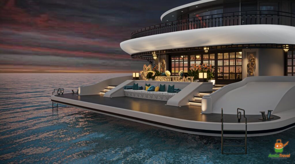 Orient Legacy Cruise at dusk