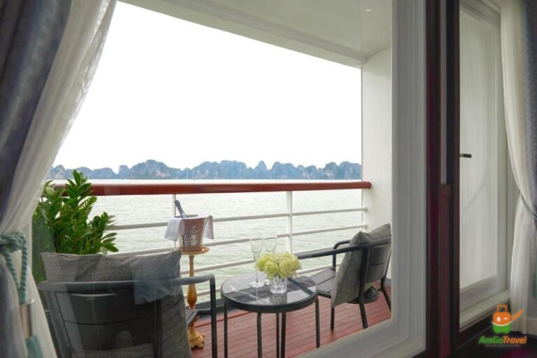 Private balcony on the cruise